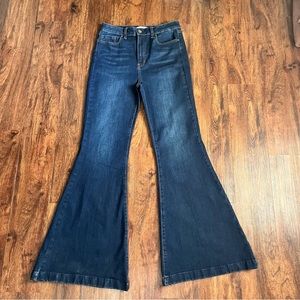 JBD High Rise Flared Jeans/Bell Bottom - Size 30